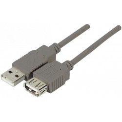 Rallonge USB2.0 A/A m/f 0.6m
