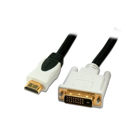 Câble HDMI mâle DVI-D mâle 1.8m