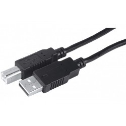 DEXLAN Câble USB 2.0 pour imprimante A/B  3 m Noir