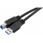 Connect Rallonge Cordon USB 3.0 A mâle vers B femelle 5 mètres – Noir