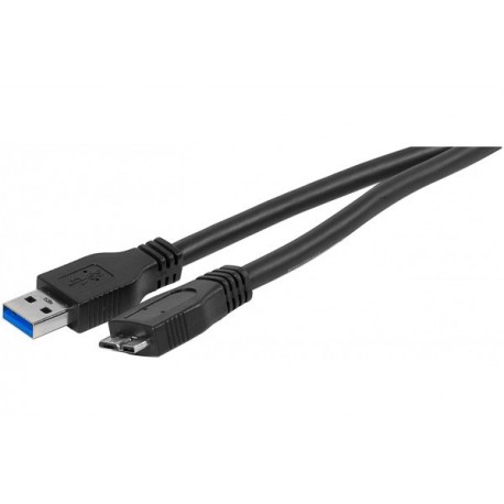 CORDON USB 3.0 A / MICRO NOIR - 3 mètres