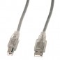 Câble USB v 2.0  A Mâle vers B Mâle 3 m Argent