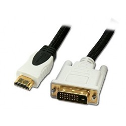 Connectland Câble DVI-D Simple mâle-HDMI M 5 m