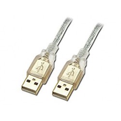 Connectland USB-AA-1.8M Câble USB A Mâle vers A Mâle 1,8 m Argent