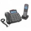 TELEFUNKEN TF 652 Filaire Rep Combo Silver - Téléphone fixe pas cher