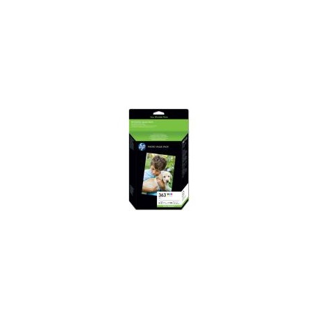 Cartouche HP 363 Value Pack - Pack de 6 cartouches + 150 feuilles de papier 10 x 15 cm (Q7966EE)