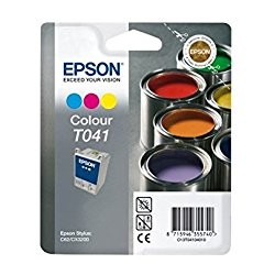 Epson T041 Pots de Peinture Cartouche d'encre d'origine Couleur