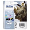 Epson T1006 Rhinocéros - Pack de 3 cartouches d'origine - Cyan, Magenta, Jaune