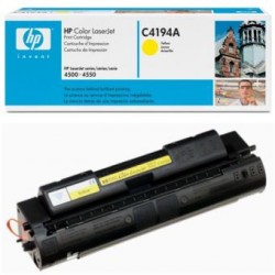 Cartouche de toner jaune HP LaserJet C4194A (C4194A)