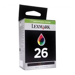 Lexmark N°26 Haute Résolution Cartouche  d'origine cyan, magenta, jaune