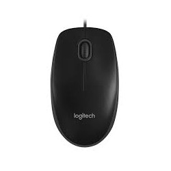 Logitech B100 Optical USB Mouse - Noir- Souris filaire USB