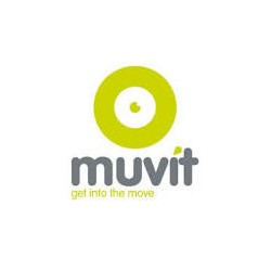Muvit MUCUN0284 Protection à rabat pour Smartphone Taille 5.7" Noir