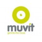 Muvit MUCUN0284 Protection à rabat pour Smartphone Taille 5.7" Noir 