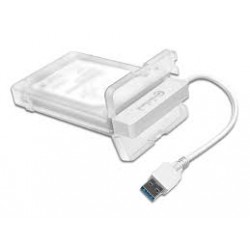 Connectland BE-USB3-322-WH Boîtier externe 2 en 1 pour disque 2.5'' SATA USB 3 Blanc