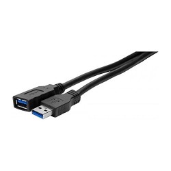 RALLONGE ECO USB 3.0 A / A NOIRE - 0,5 M