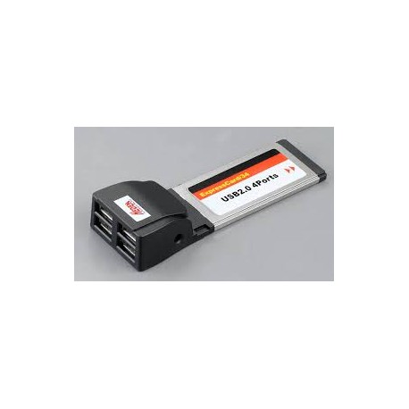 HEDEN Carte ExpressCard 4 ports USB 2