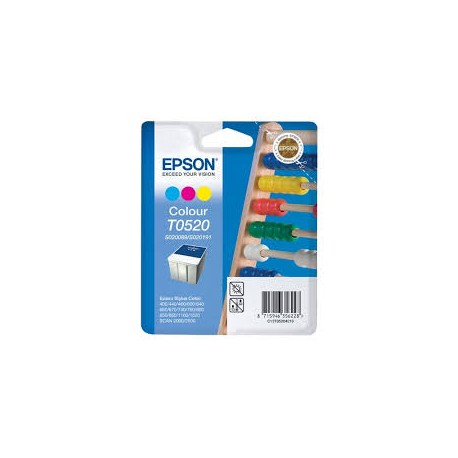 Epson T0520 Boulier Cartouche d'encre d'origine 3 couleurs S020089 et S020191