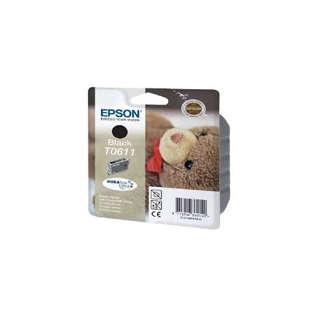 Epson T0611 Ourson - Cartouche d'encre d'origine Noire