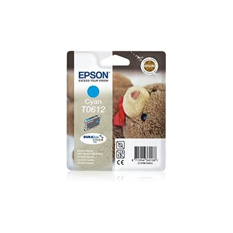 Epson T0612 Ourson - Cartouche d'encre d'origine Cyan