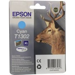 Epson T1302 Cerf - Cartouche d'encre d'origine Haute Capacité Cyan