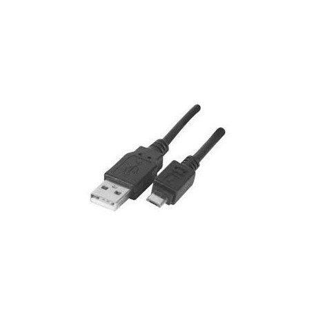   Cordon USB 2.0 A / micro B noir - 3,0 m