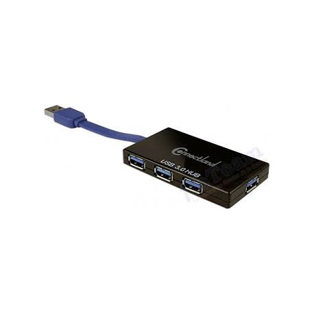 HUB USB v3.0 4 ports noir Connectland