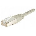 Cordon RJ45 catégorie 6 F/UTP gris - 3 m