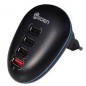 Chargeur prise murale 4 ports USB HEDEN (dont 1 ultra rapide)