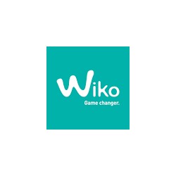 Wiko Etui avec rabat latéral d'origine pour Wiko Wax Turquoise