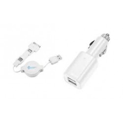 Heden ACCHAC3E12 Chargeur allume-cigare universel Micro USB iPhone 4/5