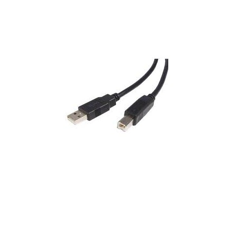 Cable USB 2.0 pour imprimante A vers B 1.8 mètres Noir