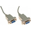 Cable null modem DB9F/F 3M