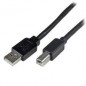 Cordon USB 2.0 type A / B noir - 5m