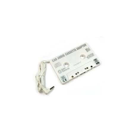Adaptateur Cassette K7 Blanc autoradio pour IPHONE et IPOD