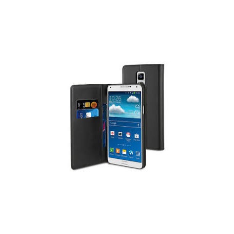 Muvit MUSNS0109 Etui folio portefeuille pour Samsung Note 4 Noir
