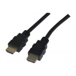 Cordon HDMI HighSpeed avec Ethernet Noir 5 m