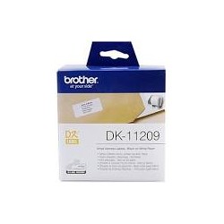 Brother DK11209 Rouleau 800 Étiquettes Adresses Blanches