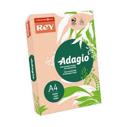 PAPYRUS Ramette de 500 feuilles papier couleur ADAGIO 80g A4 nectarine