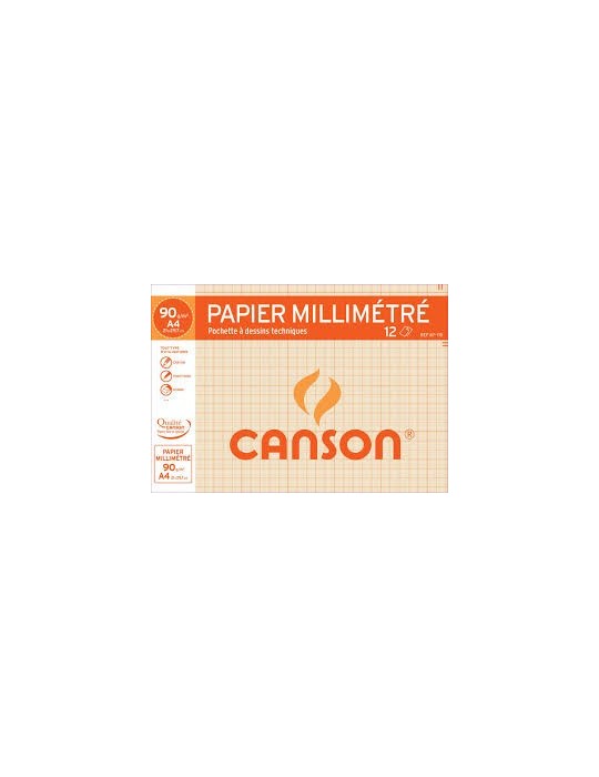 FEDRIGONI Fabriano 46349 millimeterpapier, 72 g, A4, 297 x 210