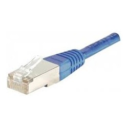 Cordon RJ45 catégorie 6 F/UTP bleu - 15 m