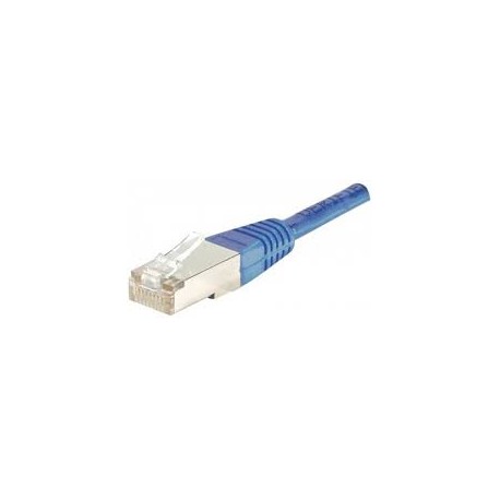 Cordon RJ45 catégorie 6 F/UTP bleu - 15 m