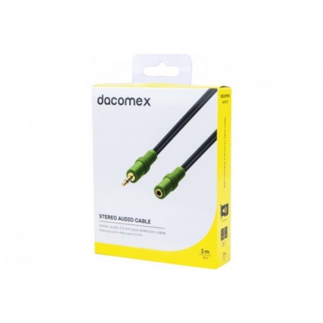 DACOMEX Rallonge audio stéréo jack 3.5 mm - 3 m