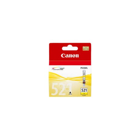 Canon - CLI-521Y  Cartouche d'Encre d'Origine Jaune