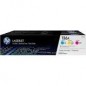 HP 126A Pack de 3 Cartouches de Toner HP Cyan/Magenta/Jaune Authentiques (CF341A)