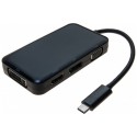 Convertisseur multiports USB 3.1 Type-C vers VGA - DVI - HDMI - DisplayPort