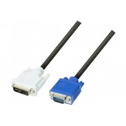 Cordon dvi-a/vga HD15M Single Link-2,0M