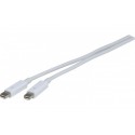 Cordon Thunderbolt 1 / Thunderbolt 2 blanc - 2M