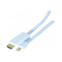 Cordon Mini DisplayPort 1.2 m vers HDMI 2.0 m - 2 m