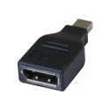 Adaptateur bidirectionnel Mini DisplayPort mâle / DisplayPort femelle