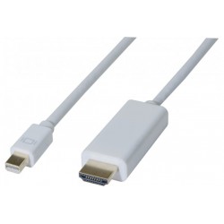 Cordon mini DisplayPort 1.1 vers HDMI 2M